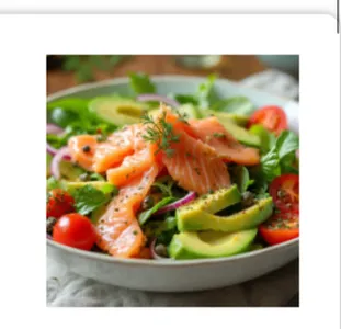 Salade Avocat Saumon